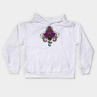 Mandala flower Kids Hoodie